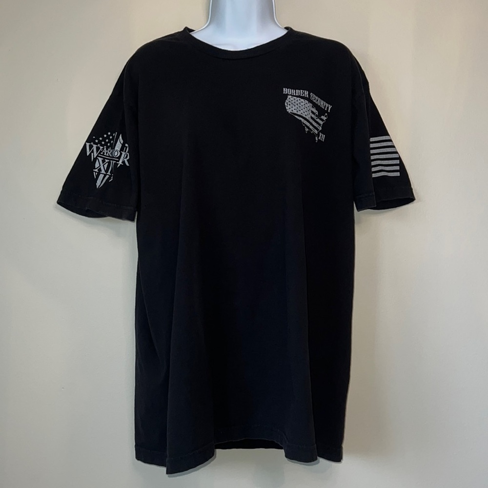 Mens Warrior XII Boarder Patrol tee shirt